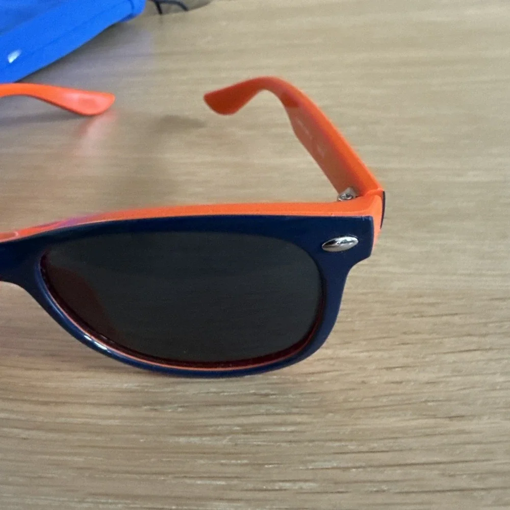 Ray-Ban RJ9052S 178/80 47  Junior Kids Wayfarer Black / Orange Sunglasses used